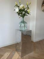 Zilverkleurige stalen zuil, Huis en Inrichting, Woonaccessoires | Zuilen en Pilaren, Ophalen of Verzenden, Zo goed als nieuw