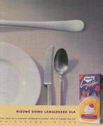 retro reclame 1997 Domo zuivel vanille vla lang lekker, Verzamelen, Verzenden, Overige typen