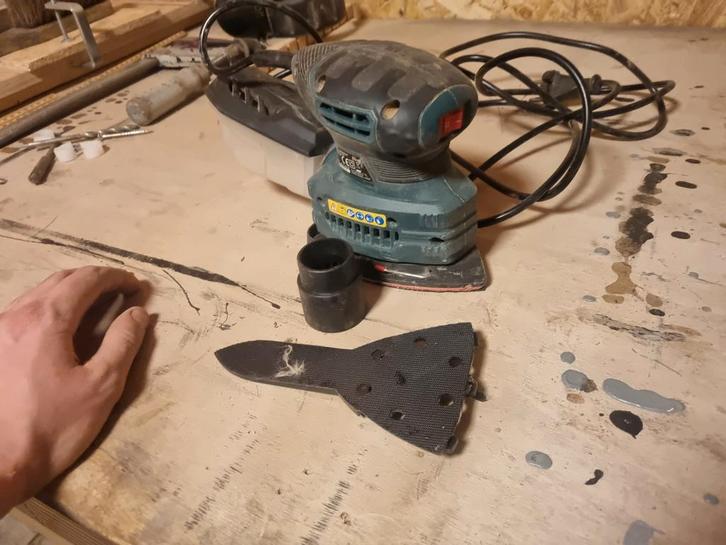 Gebruikte parkside Vlakschuurmachine - Goed Werkend!, Doe-het-zelf en Verbouw, Gereedschap | Schuurmachines, Gebruikt, Vlakschuurmachine