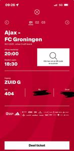 3 kaartjes ajax vs fc groningen, Tickets en Kaartjes, Sport | Voetbal, Twee personen