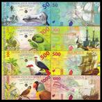 Netherland Ceylon Set 4 st. en Netherland Mauritius Set 4 st, Postzegels en Munten, Bankbiljetten | Azië, Verzenden, Zuid-Azië