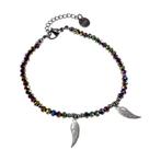 15-19cm Armband Dames Gepolijst RVS Multicolor Gefacetteerd, Sieraden, Tassen en Uiterlijk, Armbanden, Staal, Birgitta-Gracht 33, 6465 EL Kerkrade, Nederland