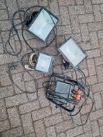 Bouwlampen 1000watt en 500watt, Ophalen, Gebruikt, Met statief, Lamp met armatuur