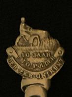 Lepeltje uit de NoordOost Polder, Flevoland, Antiek en Kunst, Antiek | Bestek, Ophalen of Verzenden