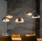 ⚠️LET OP⚠️Industriële Hanglamp Crossbar -5L Zilver, Ophalen, Glas, Nieuw, Industriële