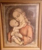 Maria met kind ,by Hummel incl lijst 57x70.., Antiek en Kunst, Ophalen of Verzenden