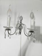 Kristallen Wandlampen, Huis en Inrichting, Lampen | Wandlampen, Ophalen of Verzenden, Gebruikt, Glas, Klassiek