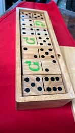 Domino stenenspel van hout en groot formaat, Ophalen of Verzenden