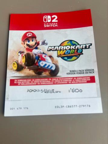 Online Game code Mariokart World beschikbaar voor biedingen