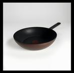 Tefal Wokpan - 28cm - Cocoa Bruin - Inductie - Nieuw, Ophalen of Verzenden, Keramische plaat, Wok, Nieuw