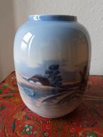 Prachtig gedecoreerde vintage vaas van Denmark Copenhagen, Verzenden