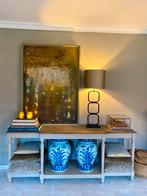 A lazy afternoon by the lake handgeschilderd 140x100 cm, Ophalen