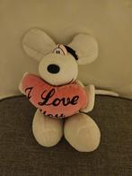 Schattige Diddl Knuffel met Hart - 25 cm, Ophalen, Gebruikt, Overige typen