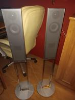 Sony ss-frf7ed x2 glass aluminium speakers, Audio, Tv en Foto, Luidsprekers, Verzenden, Zo goed als nieuw, Sony, 120 watt of meer