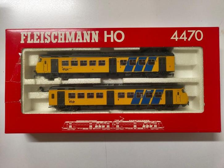 Fleischmann 4470 – Tweedelige SGM ‘Sprinter’ van de NS, Hobby en Vrije tijd, Modeltreinen | H0, Zo goed als nieuw, Treinset, Gelijkstroom