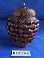 FRAAI BIJZONDER MANDJE * Blad en Riet *, Overige materialen, Mand, Verzenden, Rond