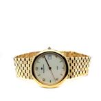 Gouden Bernard Piot heren horloge occasion 14 karaat, Overige merken, Polshorloge, Ophalen of Verzenden, Onbekend