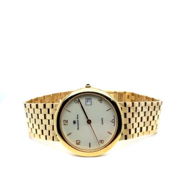 Gouden Bernard Piot heren horloge occasion 14 karaat beschikbaar voor biedingen