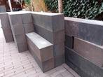 Stapelblokken antraciet 60x15x15cm, Tuin en Terras, Bielzen en Borders, Ophalen, Gebruikt, Beton, Blok