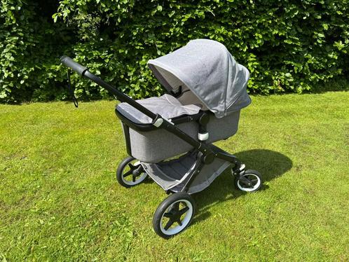 Bugaboo Fox combinatie grijs mêlee + extra’s, Kinderen en Baby's, Kinderwagens en Combinaties, Zo goed als nieuw, Bugaboo, Ophalen of Verzenden
