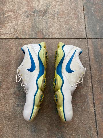Lunarlon Nike golfschoen maat 45.5 wit blauw geel beschikbaar voor biedingen
