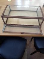 Vintage glazen winkelvitrine – oude dorpswinkel, Antiek en Kunst, Ophalen