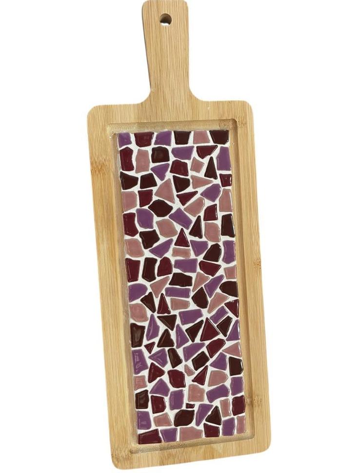 Diy workshoppakket Borrelplank mozaïek 5 kleuren, Hobby en Vrije tijd, Knutselen, Nieuw, Materiaal, Ophalen of Verzenden