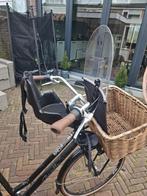 Bobike mini fietszitje voor met windscherm, Fietsen en Brommers, Fietsaccessoires | Fietsstoeltjes, Ophalen, Gebruikt, Voetsteuntjes