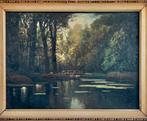Frits mondriaan Vijver in Haagse bosch, Antiek en Kunst, Kunst | Schilderijen | Klassiek, Ophalen of Verzenden