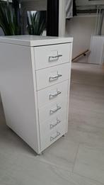 IKEA HELMER Ladenkast/Opbergeenheid op wielen (Wit), Ophalen, Minder dan 50 cm, 5 laden of meer, Zo goed als nieuw