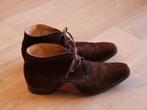 Hoge herenschoenen bruin merk Praeses maat 9,5, Bruin, Ophalen of Verzenden, Praeses, Gedragen