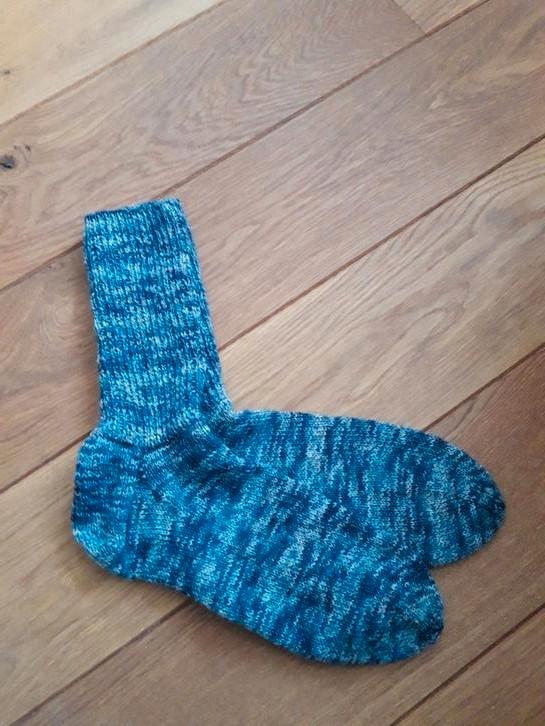 Gebreide sokken van sokkenwol. 75% wol. Maat 46/47, Kleding | Heren, Sokken en Kousen, Nieuw, Maat 43 t/m 46, Overige kleuren