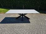 Granieten Tuintafel  220x100x74 + Matrix Poot, Ophalen, Zo goed als nieuw, Rechthoekig