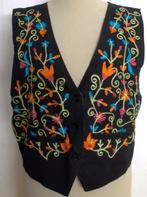 Folklore/boho/hippy gilet met borduursels! L, Overige kleuren, Verzenden, Maat 42/44 (L), Zo goed als nieuw