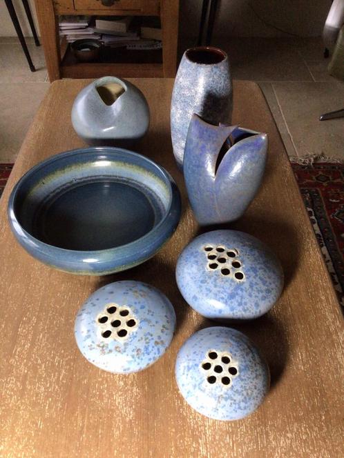 West Germany vaas, blauw, Antiek en Kunst, Antiek | Keramiek en Aardewerk, Ophalen of Verzenden