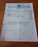 Steenwijk meubelfabriek Nieweg & Banis factuur 1940, Verzamelen, Ophalen of Verzenden, Zo goed als nieuw