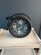 Stoere Stationsklok - 30cm, Ophalen of Verzenden, Gebruikt, Analoog, Wandklok