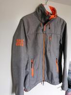 Superdry Windtrekker Maat M Grijs Oranje ZGAN, Maat 48/50 (M), Ophalen of Verzenden, Zo goed als nieuw, Grijs