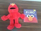 Sesamstraat Elmo Knuffel Pop Handpop Groot - 37 cm, Kinderen en Baby's, Speelgoed | Knuffels en Pluche, Ophalen, Zo goed als nieuw