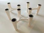 3x Koziol Hommage kandelaars (2005) – Nagel design, Kunststof, Gebruikt, Wit, Ophalen of Verzenden