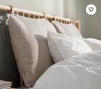 Ikea Björksnas bedframe met accessoires en matras 140x200, Ophalen, Modern scandinavisch, Tweepersoons, 140 cm