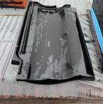 Nieuwe renovatie dakpannen, zwart geglazuurd, 500 stuks, Steen of Klei, Zwart, Nieuw, Ophalen of Verzenden