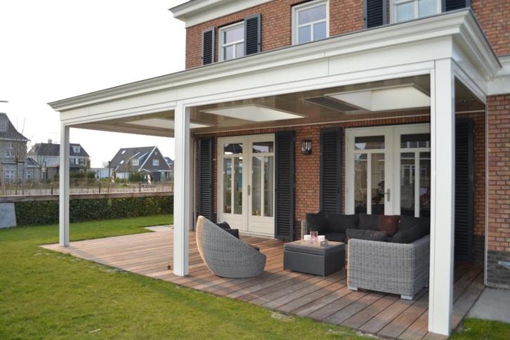 veranda veranda's overkapping overkappingen lichtstraat hout, Tuin en Terras, Overkappingen, Nieuw, Veranda, Verzenden