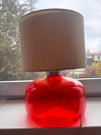 Vintage Rode IKEA Tafellamp B2011, Ophalen of Verzenden, Gebruikt, Glas