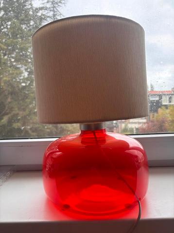 Vintage Rode IKEA Tafellamp B2011 beschikbaar voor biedingen