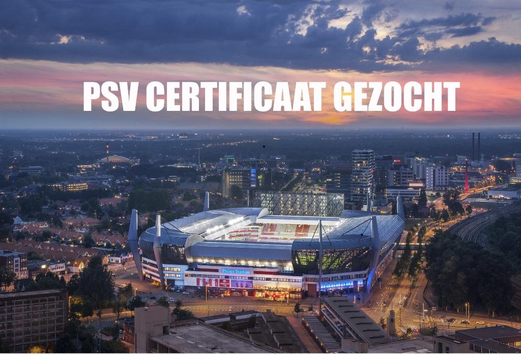 PSV certificaat gezocht ter overname., Tickets en Kaartjes, Sport | Voetbal, Eén persoon, Overige typen