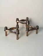 Stoff Nagel stapelkandelaars (3) van BMF, Huis en Inrichting, Woonaccessoires | Kandelaars en Kaarsen, Overige materialen, Gebruikt