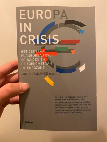Europa in Crisis - CPB over de Eurozone beschikbaar voor biedingen