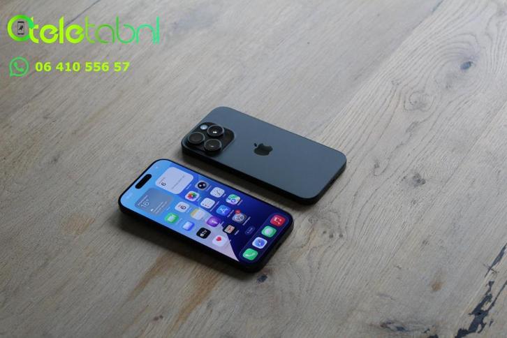 Apple iPhone 16 Pro - 128GB - Black Titanium | Batterij 100%, Telecommunicatie, Mobiele telefoons | Apple iPhone, Zo goed als nieuw