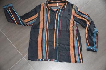 Zwarte gestreepte blouse van Soyaconcept beschikbaar voor biedingen